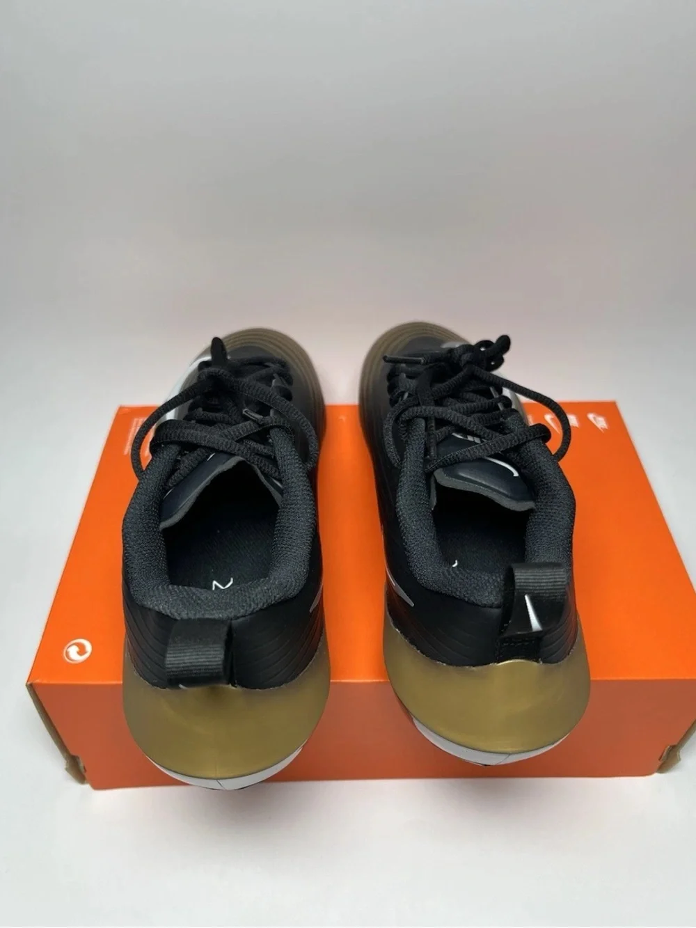Nike Vapor Speed 3 Pro 360 Black Gold Football Cleats FB3303-003 Men's Size 7